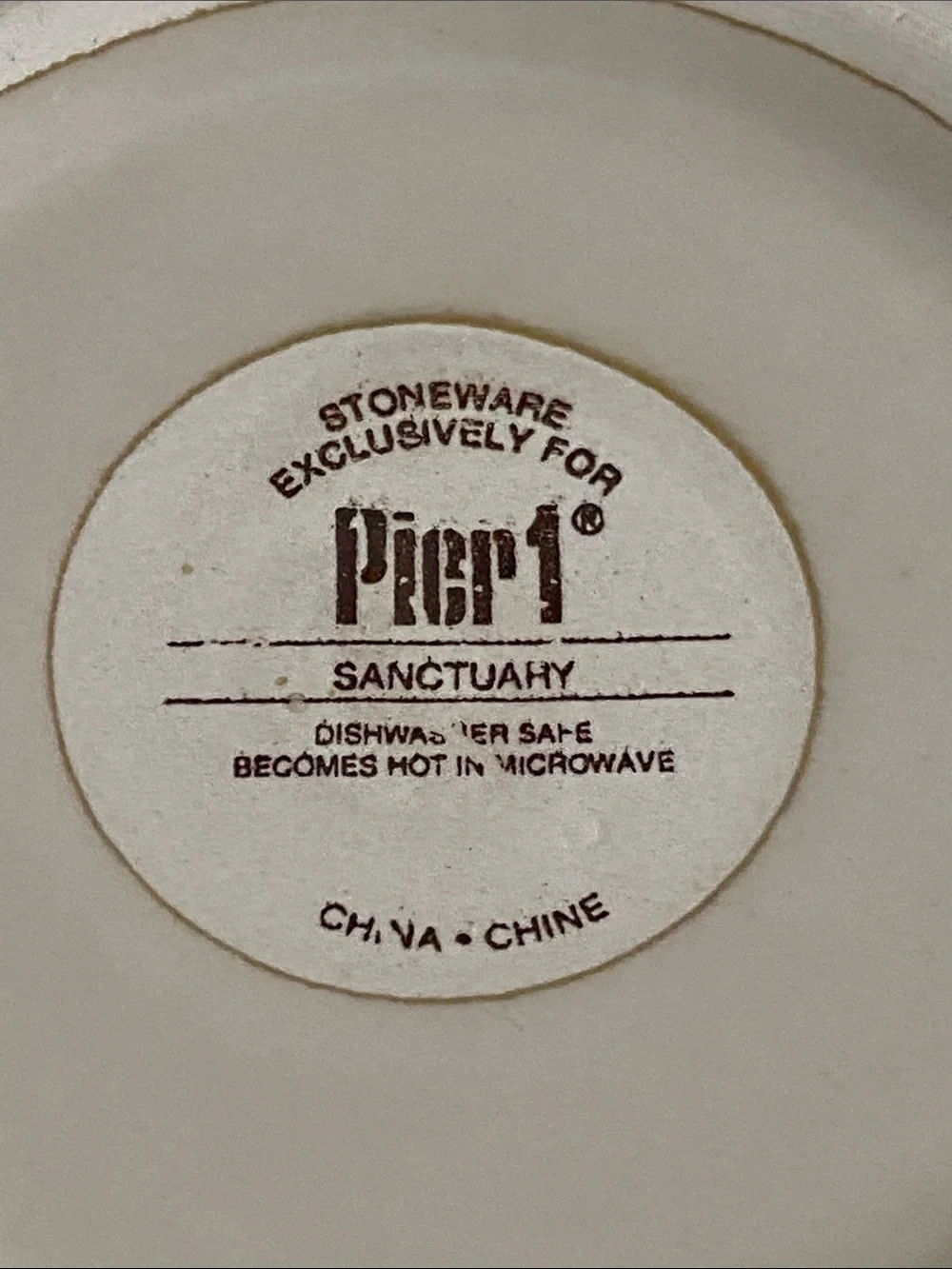 PIER 1 Distressed SANCTUARY Soup Bowl 8in. *Replacement